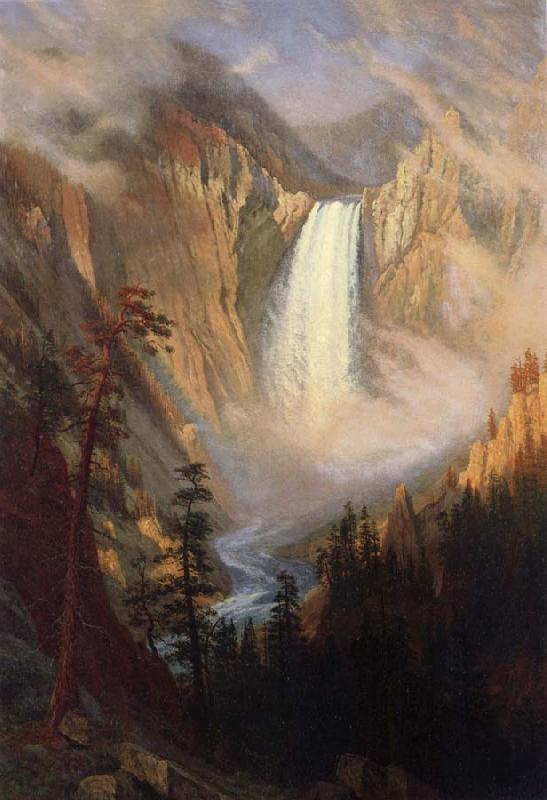 Albert Bierstadt Yellowstone Falls China oil painting art